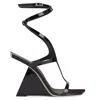 Giuseppe Zanotti Tutankamon 105mm Patent Leather Sandals In Black