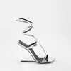 GIUSEPPE ZANOTTI GIUSEPPE ZANOTTI TUTANKAMON TUTANKAMON METALLIC EFFECT SANDALS