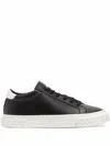 Giuseppe Zanotti Two-tone Lace-up Sneakers In Black