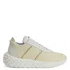 Giuseppe Zanotti Urchin Python-print Sneakers In Beige