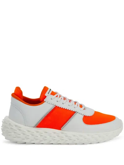 Giuseppe Zanotti Urchin Panelled Sneakers In White