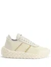 Giuseppe Zanotti Urchin Textured-finish Sneakers In White
