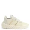 Giuseppe Zanotti Urchin Python-print Sneakers In White