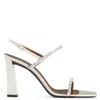 Giuseppe Zanotti 90mm Valentiine Sandals In White