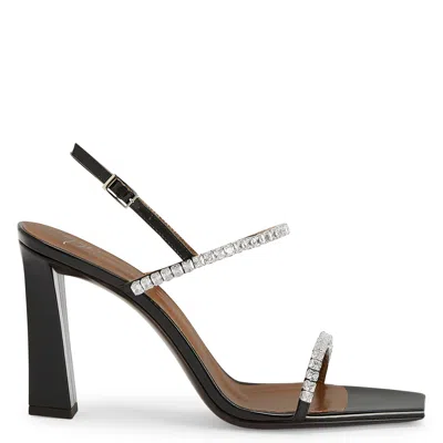 Giuseppe Zanotti Valentiine Crystal In Black