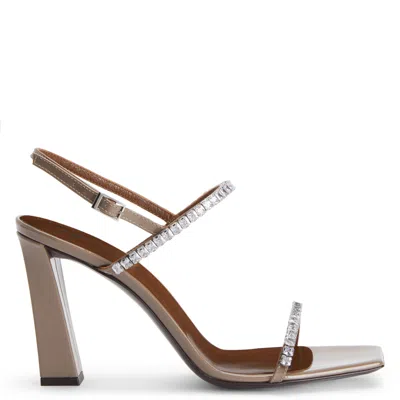 Giuseppe Zanotti Valentiine Crystal In Grey