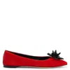 Giuseppe Zanotti Valliee Ballet Flats In Red