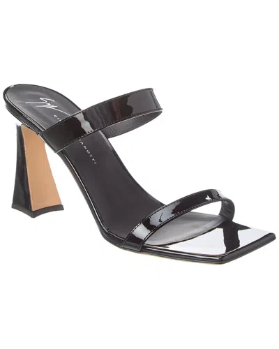 Giuseppe Zanotti Vanilla 85 Patent Sandal In Black