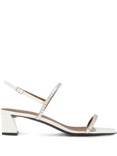 Giuseppe Zanotti Velentine Sandals In White