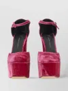 Giuseppe Zanotti Velvet Platform Pump 15cm Heel