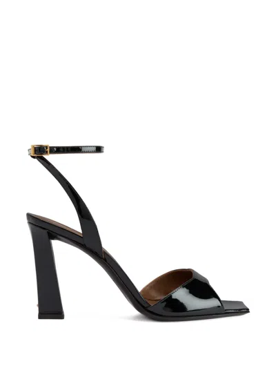 Giuseppe Zanotti Venice Square-toe Sandals In Black