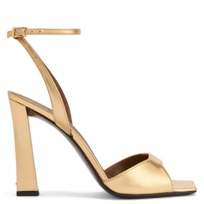 Giuseppe Zanotti Venice Ankle-strap Sandals In Gold