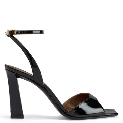 Giuseppe Zanotti Women Leather Sandals In Black