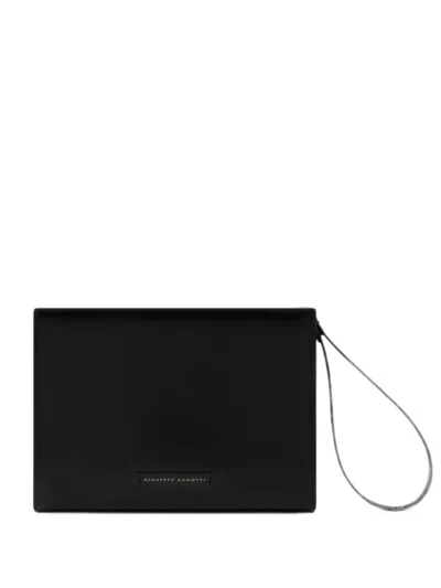Giuseppe Zanotti Viktor Clutch Bag In Black