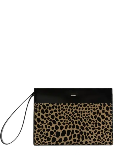Giuseppe Zanotti Viktor Savage Bag In Animal Print