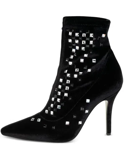 Pre-owned Giuseppe Zanotti Vintage 105mm Crystal-embellished Ankle Boots