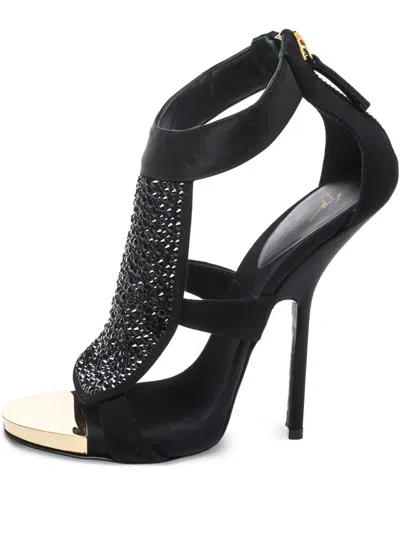 Pre-owned Giuseppe Zanotti Vintage 130mm Crystal-embellished Sandals