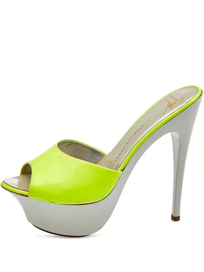 Pre-owned Giuseppe Zanotti Vintage 140mm Peep-toe Sandals