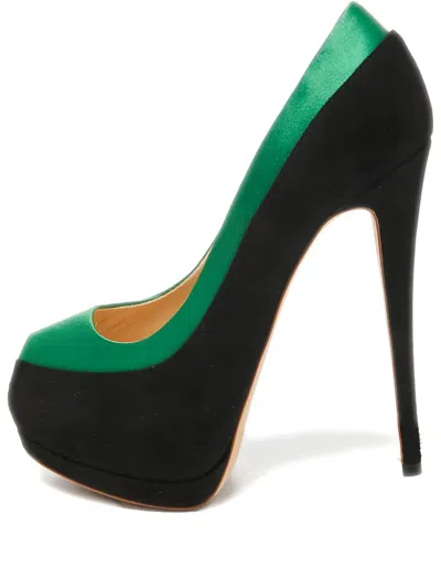 Pre-owned Giuseppe Zanotti Vintage 145mm Suede Platform Pumps