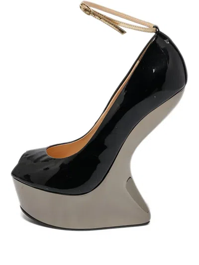 Pre-owned Giuseppe Zanotti Vintage 150mm Peep-toe Platform Pumps