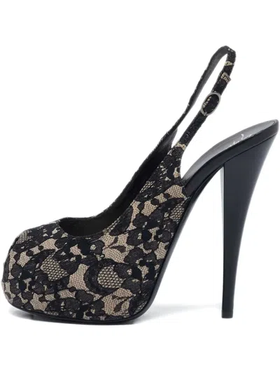 Pre-owned Giuseppe Zanotti Vintage 2023 145mm Lace Sandals