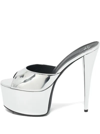 Pre-owned Giuseppe Zanotti Vintage 2024 130mm Aida Mules