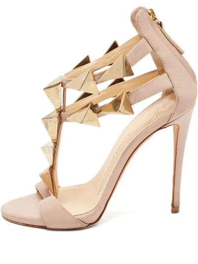 Pre-owned Giuseppe Zanotti Vintage 804020 Beige In Neutral
