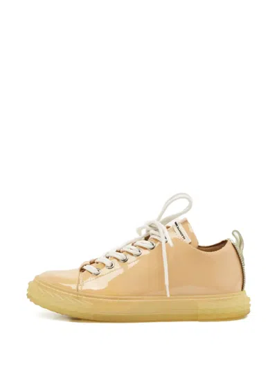 Pre-owned Giuseppe Zanotti Vintage Blabber Leather Sneakers In Neutral