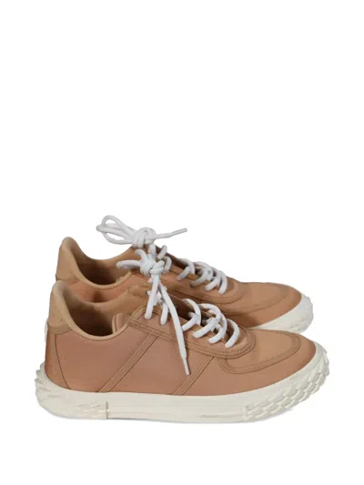Pre-owned Giuseppe Zanotti Vintage Blabber Low-top Sneakers In Neutral
