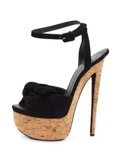 Pre-owned Giuseppe Zanotti Vintage Denny Ankle-strap Sandals In Black