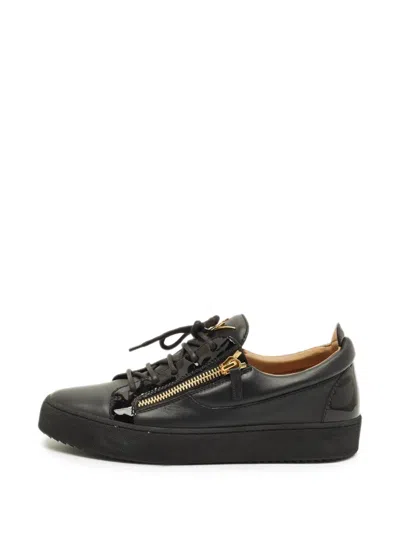 Pre-owned Giuseppe Zanotti Vintage Frankie Low-top Sneakers In Black