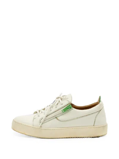 Pre-owned Giuseppe Zanotti Vintage Frankie Sneakers In White