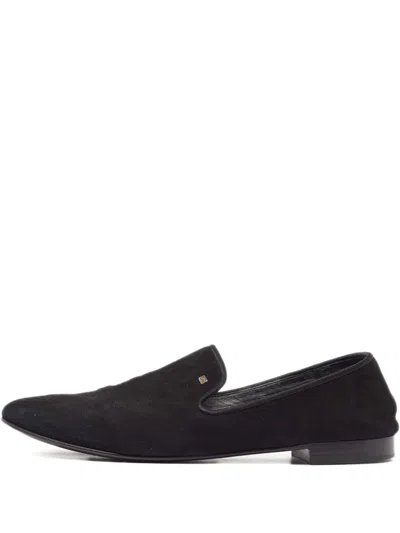 Pre-owned Giuseppe Zanotti Vintage Leather Loafers In Black