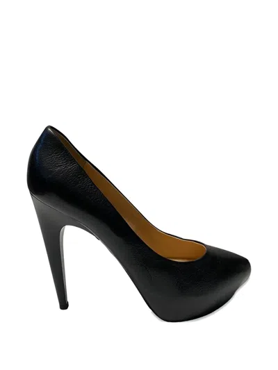 Pre-owned Giuseppe Zanotti Vintage Leather Pumps In Black