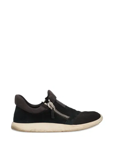 Pre-owned Giuseppe Zanotti Vintage Megatron Runner Sneakers In Black