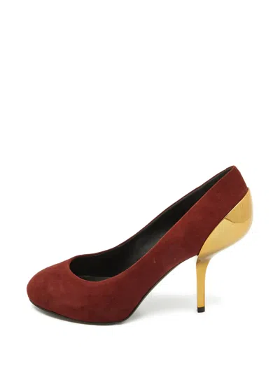 Pre-owned Giuseppe Zanotti Vintage Platform Pumps In Red