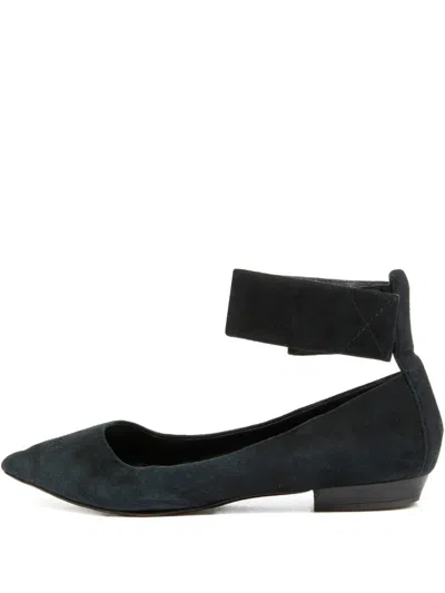 Pre-owned Giuseppe Zanotti Vintage Pointed-toe Ankle-strap Ballet Flats