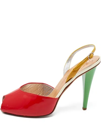 Pre-owned Giuseppe Zanotti Vintage  110mm Colour-block Sandals