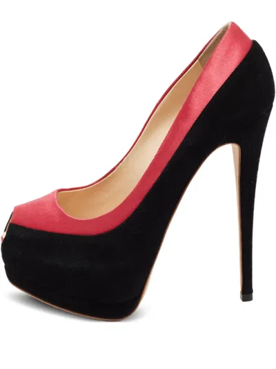 Pre-owned Giuseppe Zanotti Vintage  140m Peep-toe Pumps