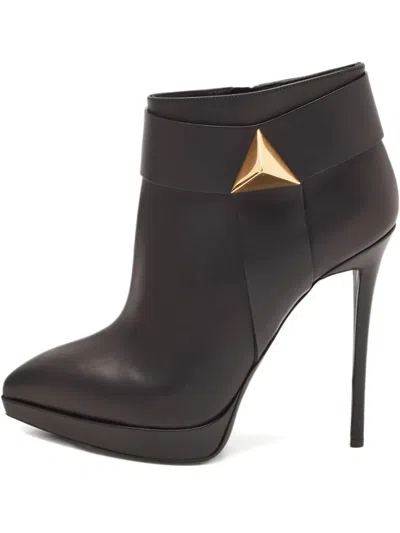 Pre-owned Giuseppe Zanotti Vintage  140mm Leather Ankle Boots