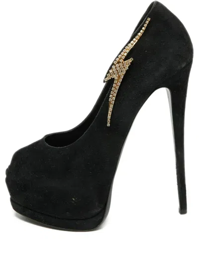 Pre-owned Giuseppe Zanotti Vintage  160mm Peep-toe Pumps