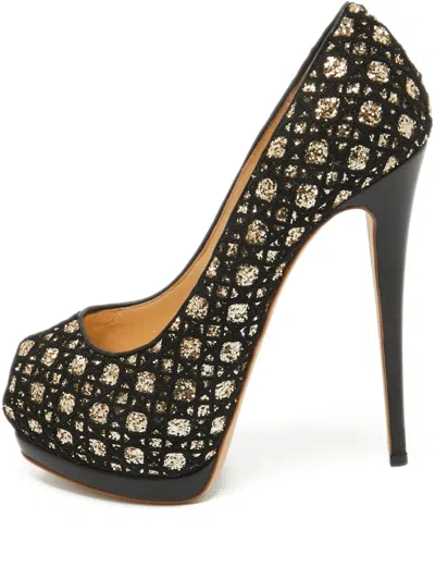 Pre-owned Giuseppe Zanotti Vintage  160mm Sharon Pumps In Black