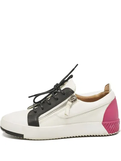 Pre-owned Giuseppe Zanotti Vintage  Frankie Sneakers In White