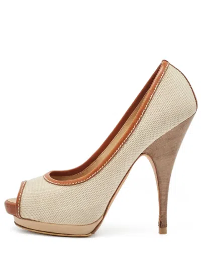 Pre-owned Giuseppe Zanotti Vintage 2024 Platform Peep-toe Pumps