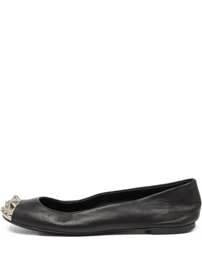 Pre-owned Giuseppe Zanotti Vintage  Studded-toe Ballerina Flats