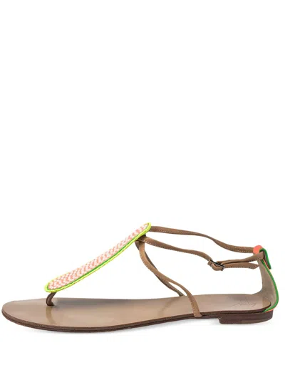Pre-owned Giuseppe Zanotti Vintage  T-strap Sandals