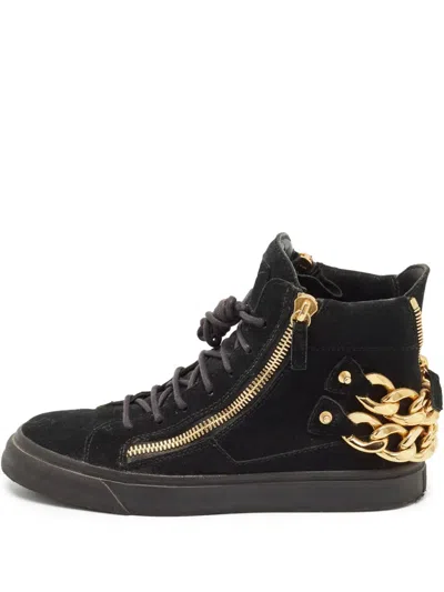 Pre-owned Giuseppe Zanotti Vintage Suede High-top Trainers