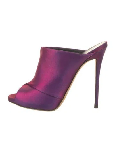 Pre-owned Giuseppe Zanotti Vinyl Slides