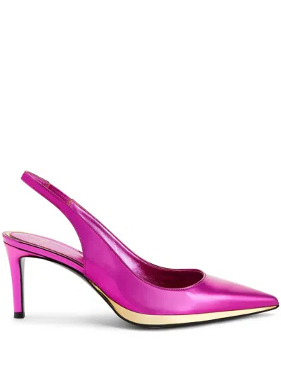 Giuseppe Zanotti Virgyn 70mm Leather Pumps In Pink
