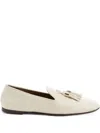 Giuseppe Zanotti Weave Loafers In Weiss